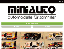 Tablet Screenshot of miniauto.net